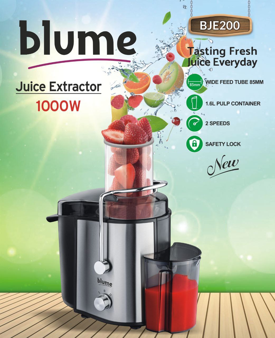 آبمیوه گیری blume BJE200