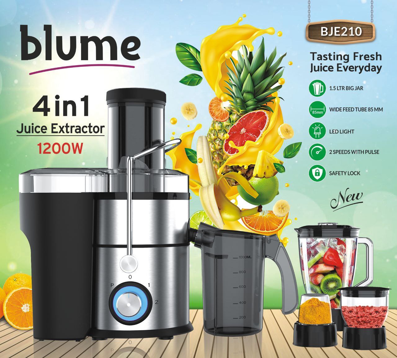 آبمیوه گیری blume BJE210