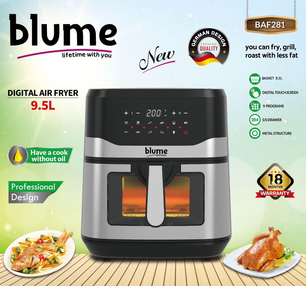 سرخ کن blume BAF281